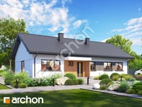 gotowy projekt Dom w kostrzewach 17 (E) widok 1