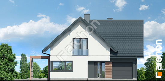 Elewacja frontowa projekt dom w faworytkach 2 0e9f453506f24064b81d995b2c7e4059  264