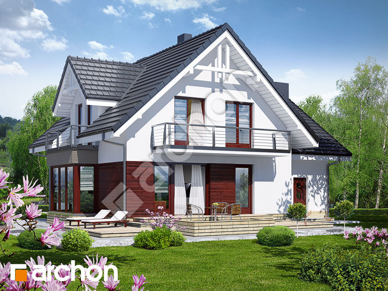 gotowy projekt Dom w tamaryszkach 2 (NT) widok 2