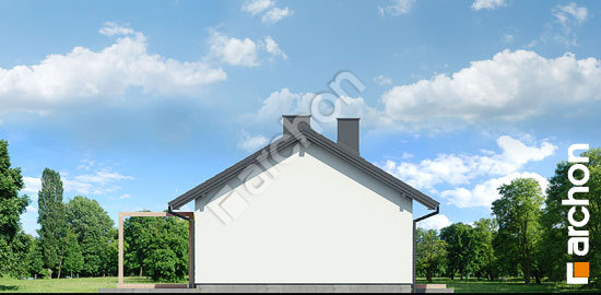 Elewacja boczna projekt dom w kosaccach 27283788c10fcbeb0a2dc8f95fcf3b61  266
