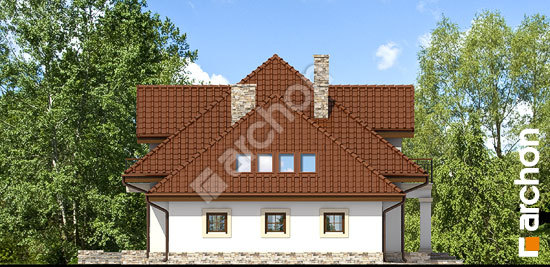 Elewacja boczna projekt dom w kaliach 3 p f07380621108b16e19473a8862a23f3b  266
