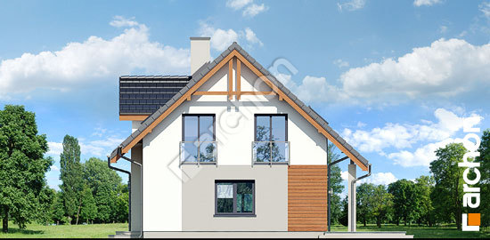 Elewacja boczna projekt dom w zielistkach 5 ga f9669643c827884358e51d1de29200ac  266