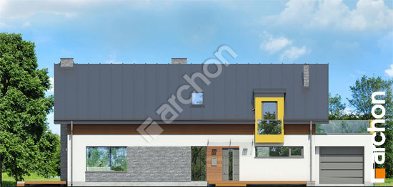 Elewacja frontowa projekt dom w laurach ver 2 96add74ec92fe869c20fe054bf2f2813  264