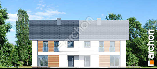 Elewacja frontowa projekt dom w czworolistach r2b 12d907cdb0fd12370a11db5e799f57bb  264