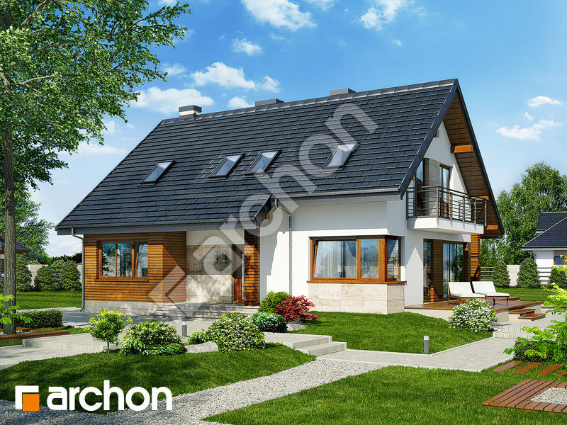 gotowy projekt Dom w idaredach 3 (T) widok 1