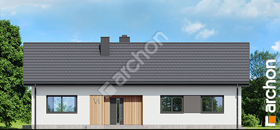 Elewacja frontowa projekt dom w kruszczykach 30 150f4c6a44d57c938eb50a2a1000f7c7  264