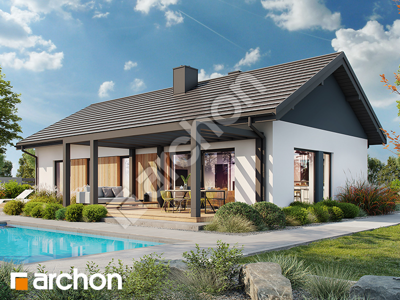 gotowy projekt Dom w kruszczykach 30 widok 1