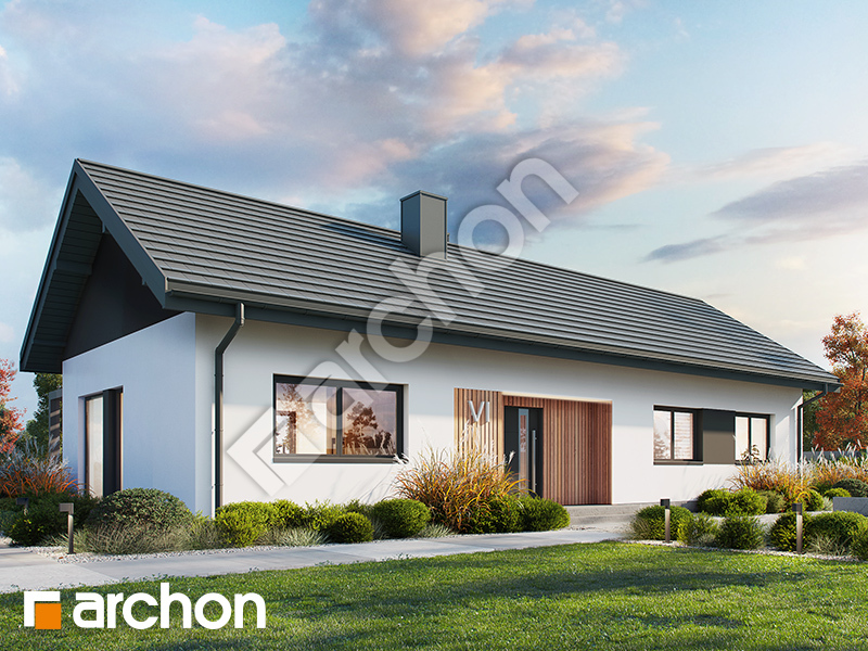 gotowy projekt Dom w kruszczykach 30 widok 2