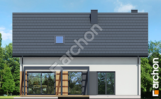 Elewacja ogrodowa projekt dom w malinowkach 57 e 5f68b06465b2d5618ce151258d83c571  267