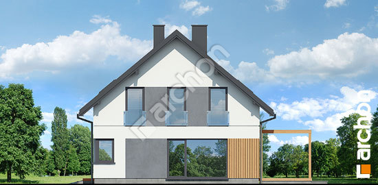 Elewacja boczna projekt dom w mimozach 2 g 6019d3e6d331ea97efd5174db6d2c9c5  265