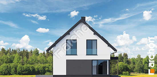 Elewacja boczna projekt dom w piatakach e oze 064f6951a44c85523d579dcefa3e5972  266