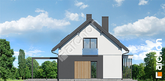 Elewacja boczna projekt dom w nieszpulkach 10915d5db4fa2f5d51de91886e5197ba  266