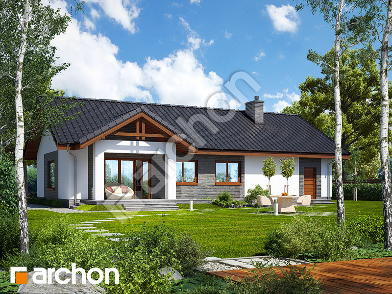 gotowy projekt Dom w leszczynowcach (G) widok 2