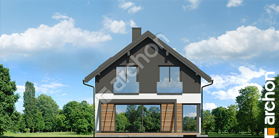 Elewacja ogrodowa projekt dom w moringach 3 e e528147051ea8b2ccd2f723ae3db2d24  267
