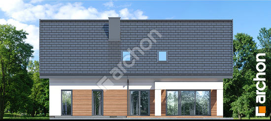 Elewacja ogrodowa projekt dom w balsamowcach 2 g2 2c7f5523c21efbb434e4805f678d3632  267