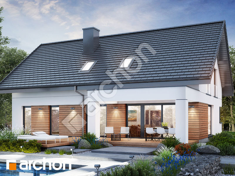 gotowy projekt Dom w balsamowcach 2 (G2) widok 2