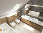 gotowy projekt Dom w wetiweriach Wizualizacja łazienki (wizualizacja 3 widok 4)
