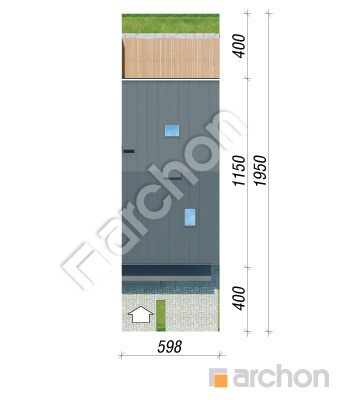 gotowy projekt Dom w riveach 9 (GS) sytuacja
