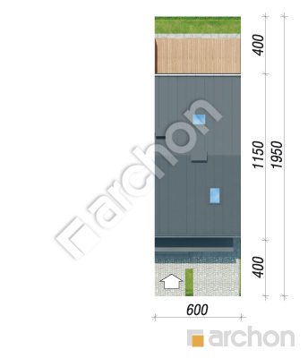 gotowy projekt Dom w riveach 9 (GS) sytuacja