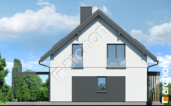 Elewacja boczna projekt dom w beniaminkach e c5efab60ee0525db05f0b28fdeb68c5f  266