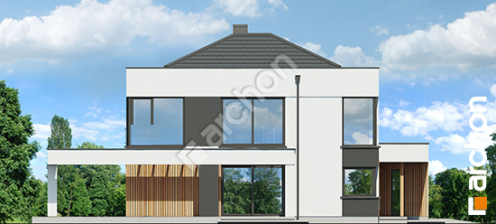 Elewacja boczna projekt willa oktawia 3 g2e 3bad9228de0cb4145b252ea5c0d50765  266