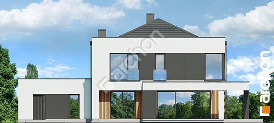 Elewacja ogrodowa projekt willa oktawia 3 g2e e32c7121fbd44219d044ac9271114738  267