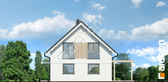 Elewacja boczna projekt domek letniskowy na polance 74063b96eab3fe2e124e0735772e675a  265