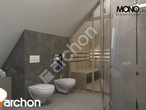 gotowy projekt Dom w miodokwiatach 2 (G2) Wizualizacja łazienki (wizualizacja 1 widok 2)