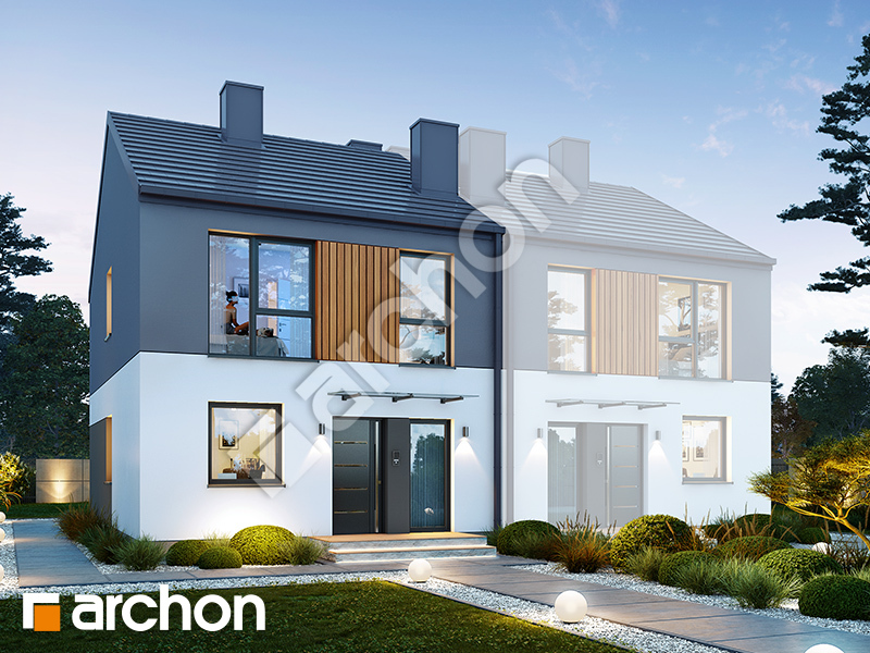 gotowy projekt Dom w tatarakach 2 (B) 