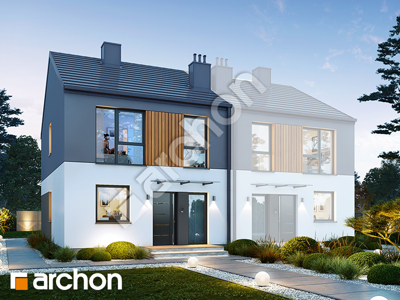 gotowy projekt Dom w tatarakach 2 (B) 