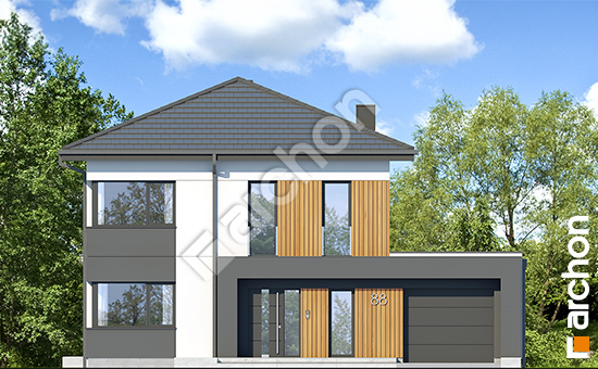 Elewacja frontowa projekt willa gracja ge f8f787a739e7ccb31075abab1764f4e9  264