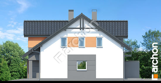 Elewacja boczna projekt dom w klematisach 9 ab ver 3 3954035c743b5886ed9beb623375bedc  265