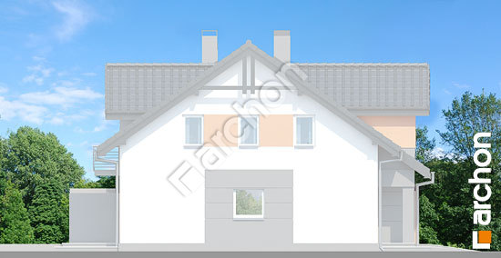 Elewacja boczna projekt dom w klematisach 9 ab ver 3 9628ee86e4ad9302462f436ed227d0da  266
