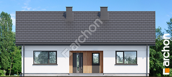 Elewacja frontowa projekt dom w lipiennikach 12 ef55cca858fd955cd557948d085d6113  264