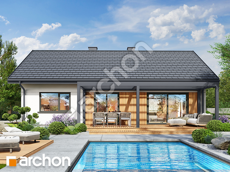 gotowy projekt Dom w lipiennikach 12 widok 2