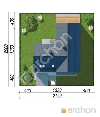 gotowy projekt Dom w scewolach (GE) sytuacja