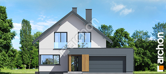 Elewacja frontowa projekt dom w anyzku 12 g2e 9d7581108706b5697f721c76e7b96909  264