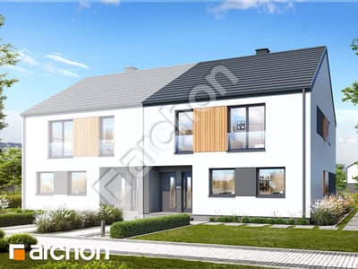 gotowy projekt Dom w bratkach 18 (R2BE) 