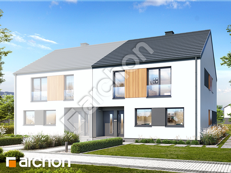 gotowy projekt Dom w bratkach 18 (R2BE) 