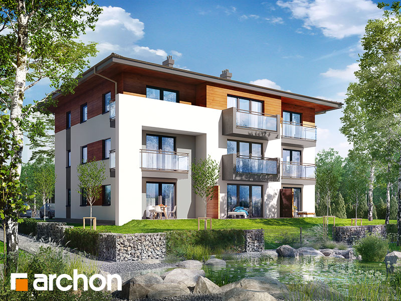 gotowy projekt Dom nad bulwarem 21 widok 1