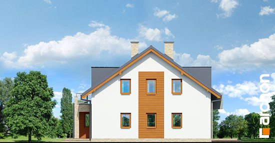 Elewacja boczna projekt dom w klematisach 18 8d9029370010f92b47f66887ad429c96  265