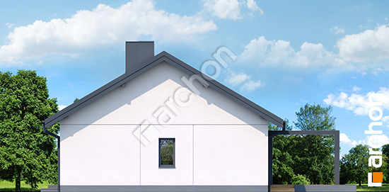 Elewacja boczna projekt dom w lipiennikach 6 20af008797d06050fa1e1914850f3236  265