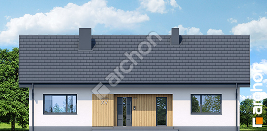 Elewacja frontowa projekt dom w lipiennikach 6 7c58cceccfd003372c1d0dbf2e51c911  264