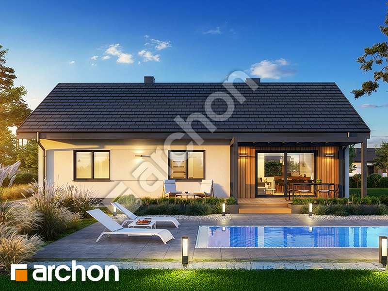 gotowy projekt Dom w lipiennikach 6 widok 2