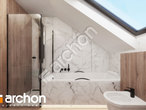 gotowy projekt Dom w kellerisach (G2) Wizualizacja łazienki (wizualizacja 3 widok 4)