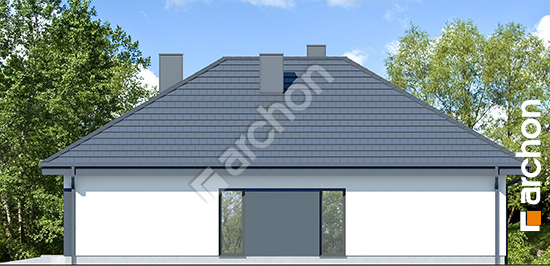 Elewacja boczna projekt dom w cieszyniankach 17 ga 4250264edae2fb0336a97841df4e22f7  265