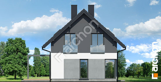Elewacja boczna projekt dom w margaretkach 3 3141773ab839153c0854be15feaceab1  266