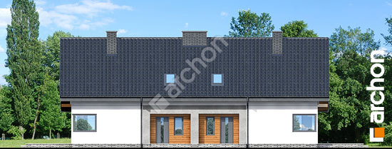 Elewacja frontowa projekt dom w malinowkach 2 r2 85b834807c3ac4e574a2ef9c6b99f9e1  264