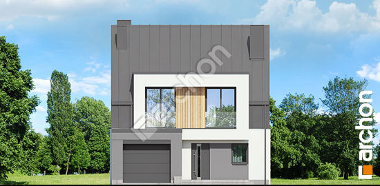 Elewacja frontowa projekt dom w klematisach 29 8265a46098be16c599be416b47e23970  264