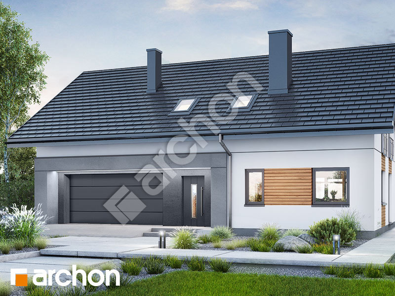gotowy projekt Dom w aurorach 14 (G2) 